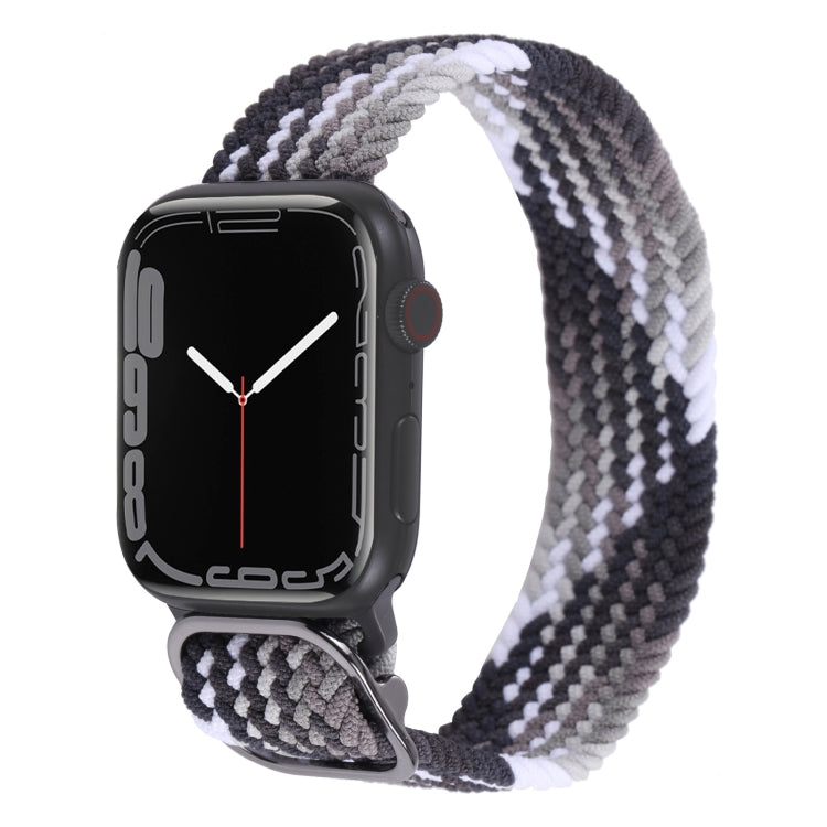 Nylon Braid Strap Watchband For Apple Watch Series, 7 41mm / 6&SE&5&4 40mm / 3&2&1 38mm