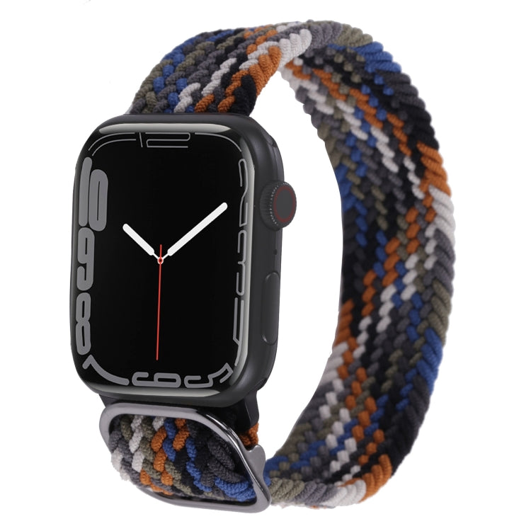 Nylon Braid Strap Watchband For Apple Watch Series, 7 41mm / 6&SE&5&4 40mm / 3&2&1 38mm