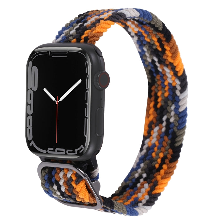 Nylon Braid Strap Watchband For Apple Watch Series, 7 41mm / 6&SE&5&4 40mm / 3&2&1 38mm