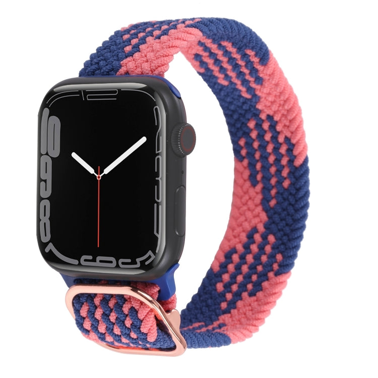 Nylon Braid Strap Watchband For Apple Watch Series, 7 41mm / 6&SE&5&4 40mm / 3&2&1 38mm