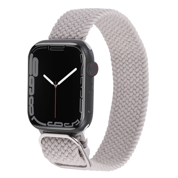 Nylon Braid Strap Watchband For Apple Watch Series, 7 45mm / 6&SE&5&4 44mm / 3&2&1 42mm