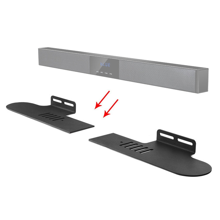 Split Sound Bar Wall-mount Bracket, For Ohayo H6 / H8, For Amoi U2 / U5 / U6 / U7, For Garinemax Speaker, For Sansui 91W, For DENON DHT-S316, For Edifier B3 / B7 / B8