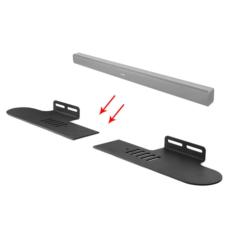 Split Sound Bar Wall-mount Bracket, For Ohayo H6 / H8, For Amoi U2 / U5 / U6 / U7, For Garinemax Speaker, For Sansui 91W, For DENON DHT-S316, For BOSE TV Speaker, For Edifier B3 / B7 / B8
