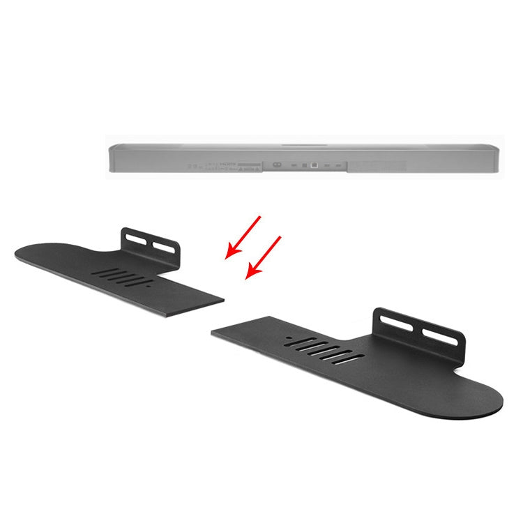 Split Sound Bar Wall-mount Bracket, For Ohayo H6 / H8, For Amoi U2 / U5 / U6 / U7, For Garinemax Speaker, For Sansui 91W, For DENON DHT-S316, For Edifier B3 / B7 / B8