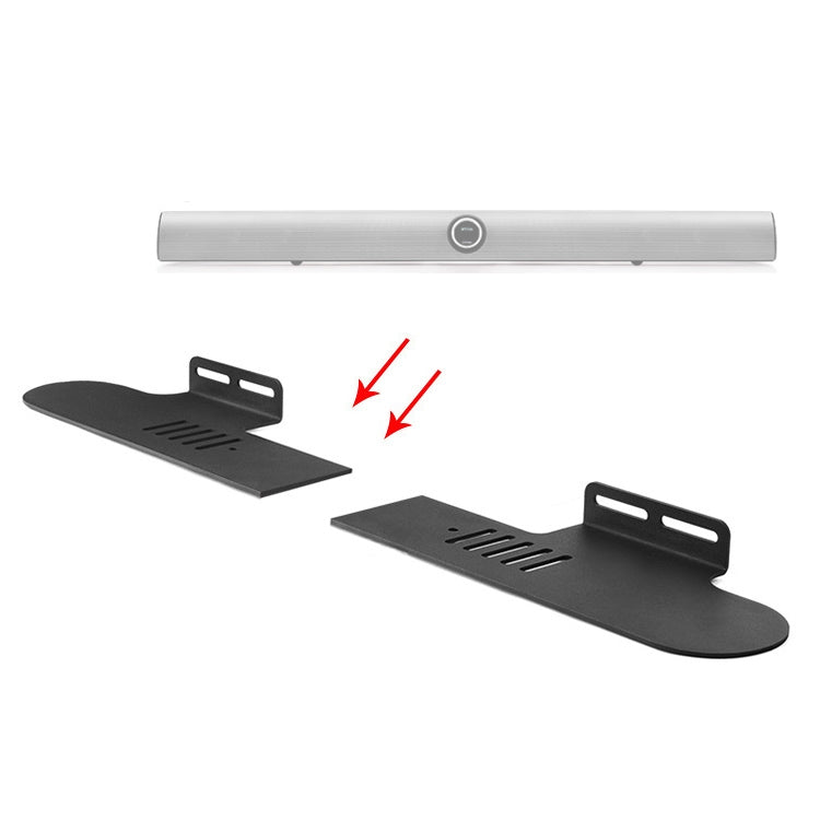 Split Sound Bar Wall-mount Bracket, For Ohayo H6 / H8, For Amoi U2 / U5 / U6 / U7, For Garinemax Speaker, For Sansui 91W, For DENON DHT-S316, For Edifier B3 / B7 / B8