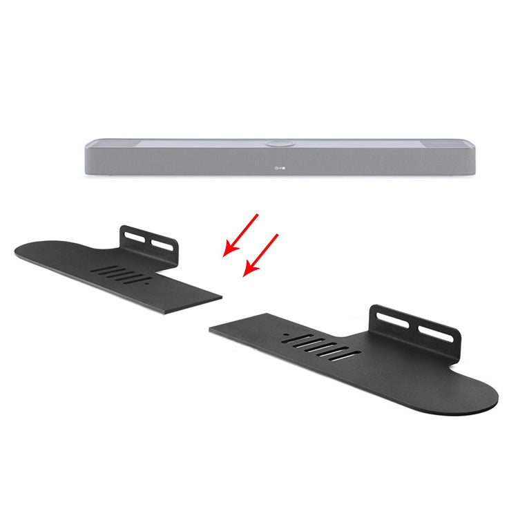 Split Sound Bar Wall-mount Bracket, For Xiaomi Redmi Speaker, For Xiaodu Soundbar, For JY AUDIO A9K, For HiVi K1000, For Coocaa Live-1 / Live-2 / Live-3, For KEF HTF7003, For DALI Katch One, For Ibass 9100K