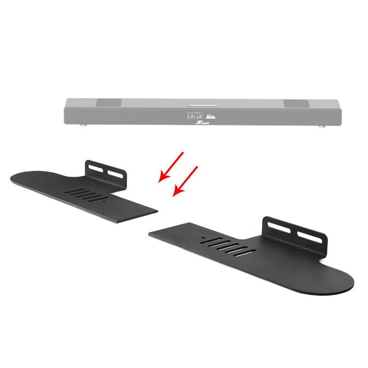 Split Sound Bar Wall-mount Bracket, For Xiaomi Redmi Speaker, For Xiaodu Soundbar, For JY AUDIO A9K, For HiVi K1000, For Coocaa Live-1 / Live-2 / Live-3, For KEF HTF7003, For DALI Katch One, For Ibass 9100K