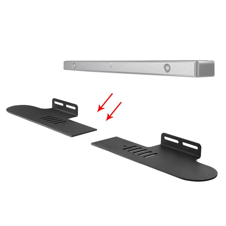 Split Sound Bar Wall-mount Bracket, For Xiaomi Redmi Speaker, For Xiaodu Soundbar, For JY AUDIO A9K, For HiVi K1000, For Coocaa Live-1 / Live-2 / Live-3, For KEF HTF7003, For DALI Katch One, For Ibass 9100K
