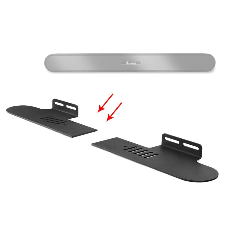 Split Sound Bar Wall-mount Bracket, For Xiaomi Redmi Speaker, For Xiaodu Soundbar, For JY AUDIO A9K, For HiVi K1000, For Coocaa Live-1 / Live-2 / Live-3, For KEF HTF7003, For DALI Katch One, For Ibass 9100K