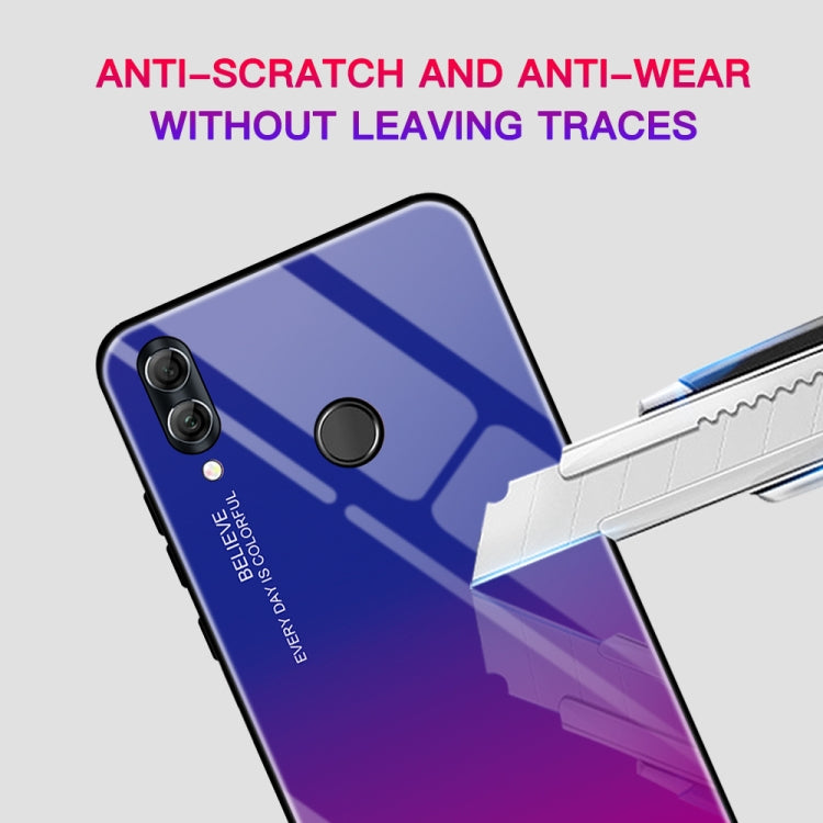 Gradient Color Glass Case, For Huawei Honor 10 Lite, For Huawei Nova 5i Pro, For OPPO F11 / A9