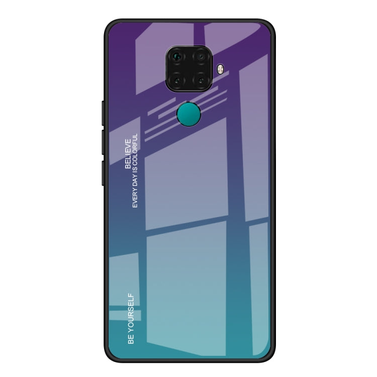 Gradient Color Glass Case, For Huawei Honor 10 Lite, For Huawei Nova 5i Pro, For OPPO F11 / A9