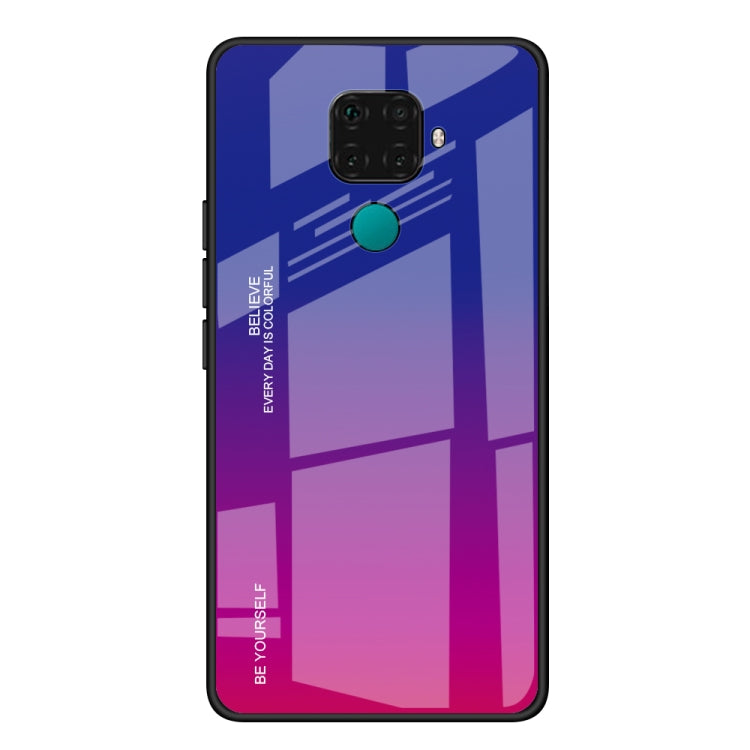 Gradient Color Glass Case, For Huawei Honor 10 Lite, For Huawei Nova 5i Pro, For OPPO F11 / A9