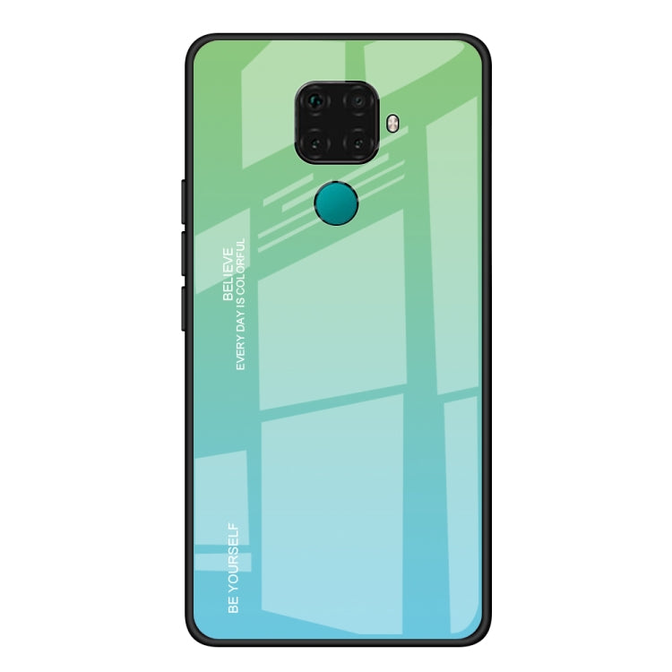 Gradient Color Glass Case, For Huawei Honor 10 Lite, For Huawei Nova 5i Pro, For OPPO F11 / A9
