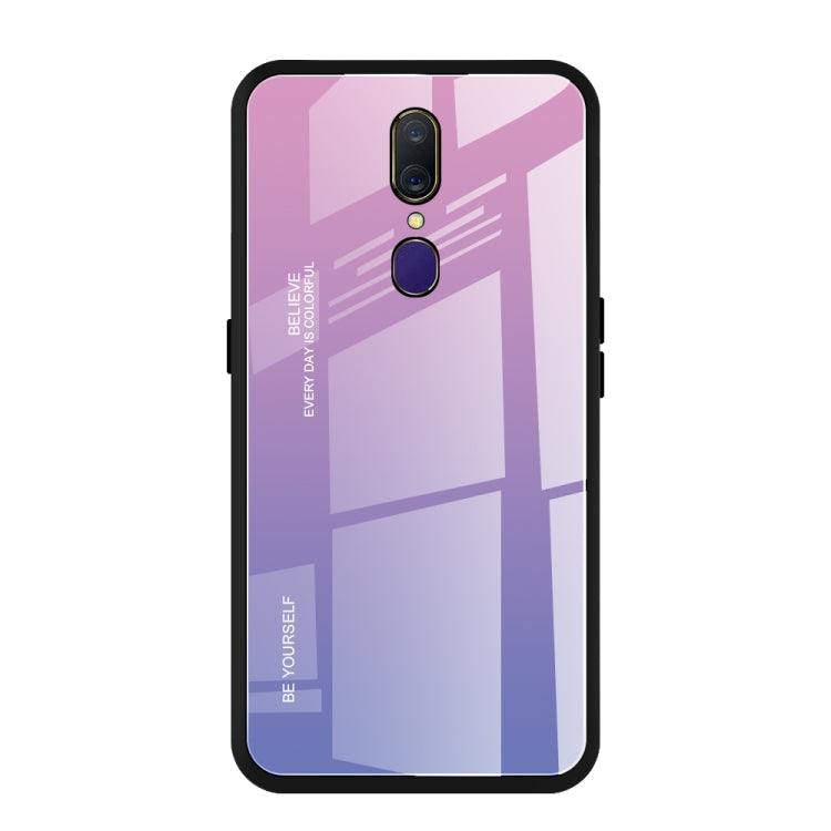 Gradient Color Glass Case, For Huawei Honor 10 Lite, For Huawei Nova 5i Pro, For OPPO F11 / A9