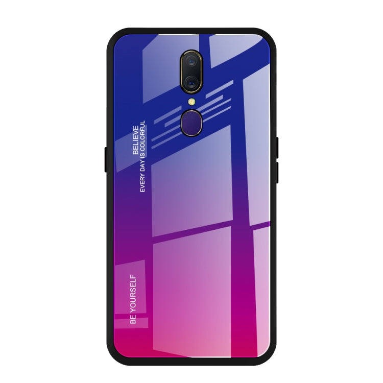 Gradient Color Glass Case, For Huawei Honor 10 Lite, For Huawei Nova 5i Pro, For OPPO F11 / A9
