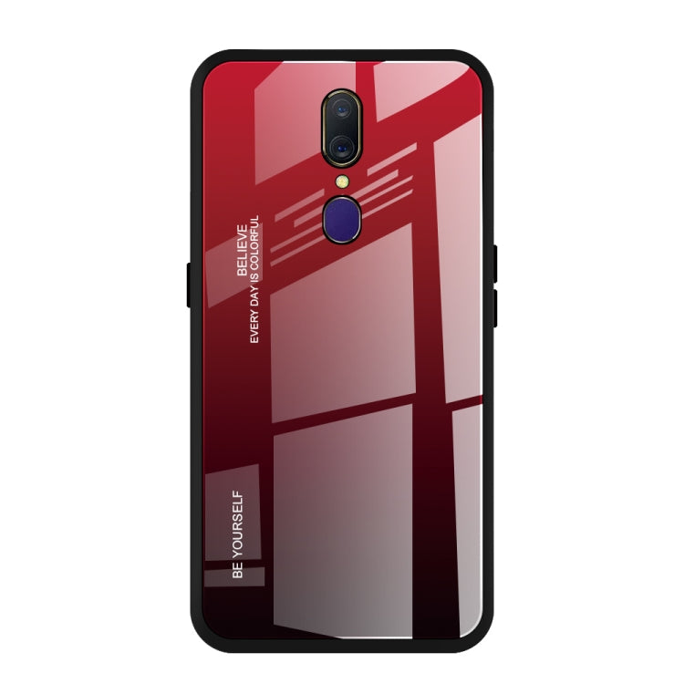 Gradient Color Glass Case, For Huawei Honor 10 Lite, For Huawei Nova 5i Pro, For OPPO F11 / A9