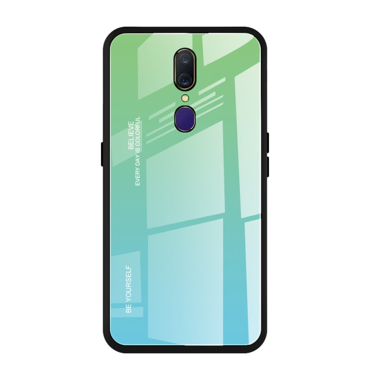 Gradient Color Glass Case, For Huawei Honor 10 Lite, For Huawei Nova 5i Pro, For OPPO F11 / A9