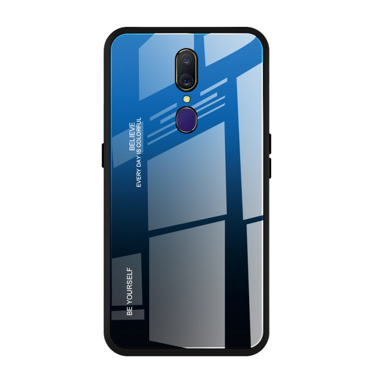 Gradient Color Glass Case, For Huawei Honor 10 Lite, For Huawei Nova 5i Pro, For OPPO F11 / A9