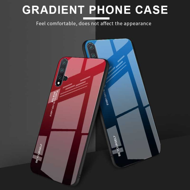 Gradient Color Glass Case
