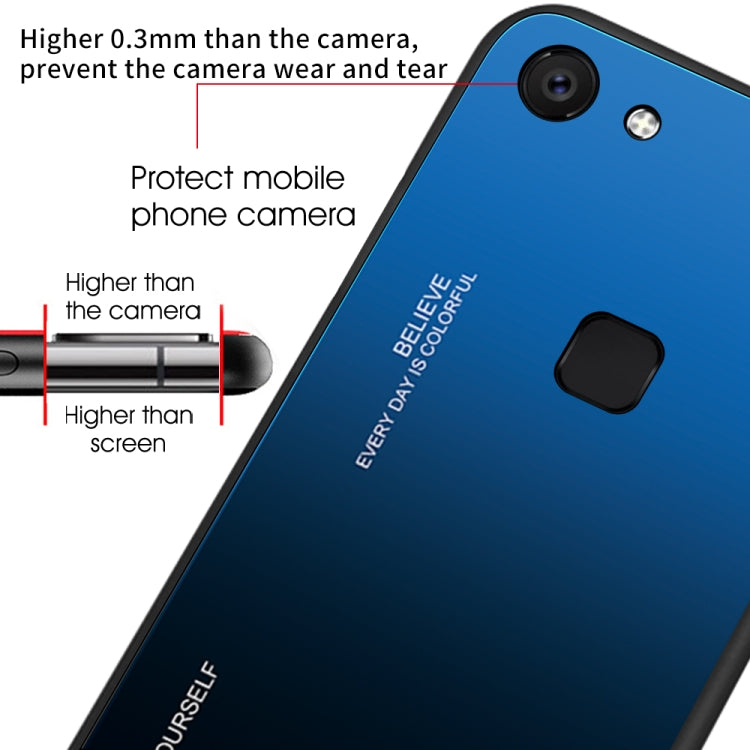 Gradient Color Glass Case