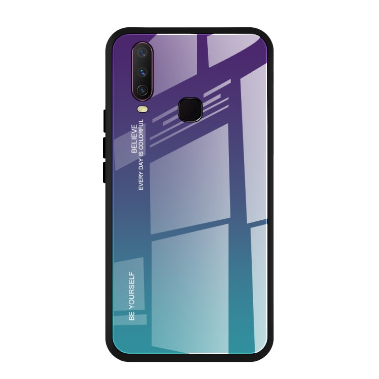 Gradient Color Glass Case, For Vivo X23, For Vivo Y17, For Vivo Y83