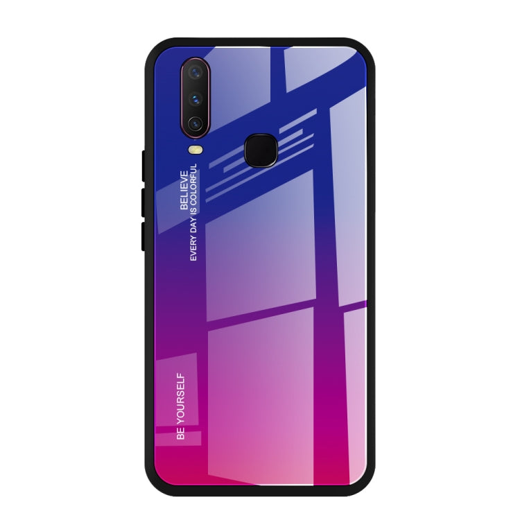 Gradient Color Glass Case, For Vivo X23, For Vivo Y17, For Vivo Y83