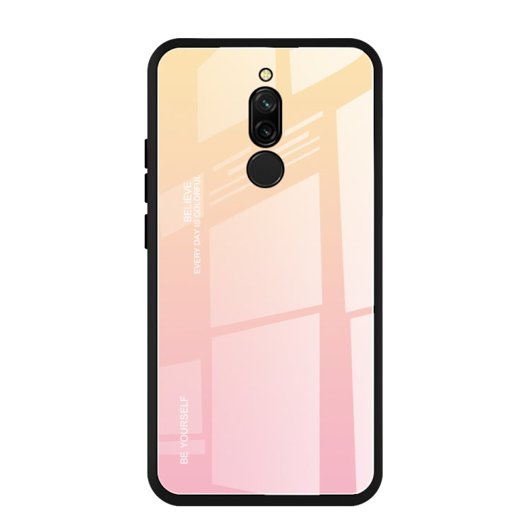 Gradient Color Glass Case, For Xiaomi Redmi 8, For Xiaomi Redmi 8A, For Xiaomi Redmi Note 8T