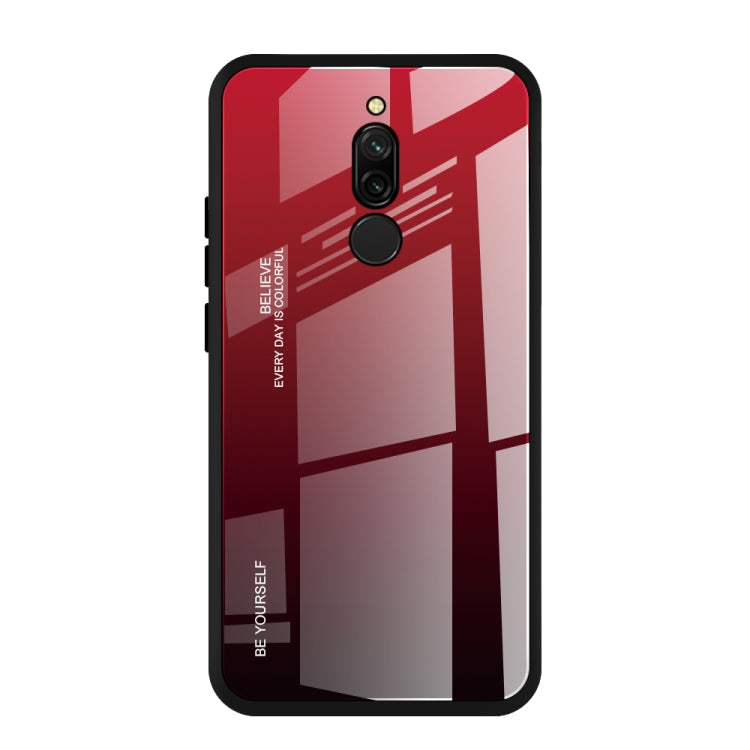 Gradient Color Glass Case, For Xiaomi Redmi 8, For Xiaomi Redmi 8A, For Xiaomi Redmi Note 8T