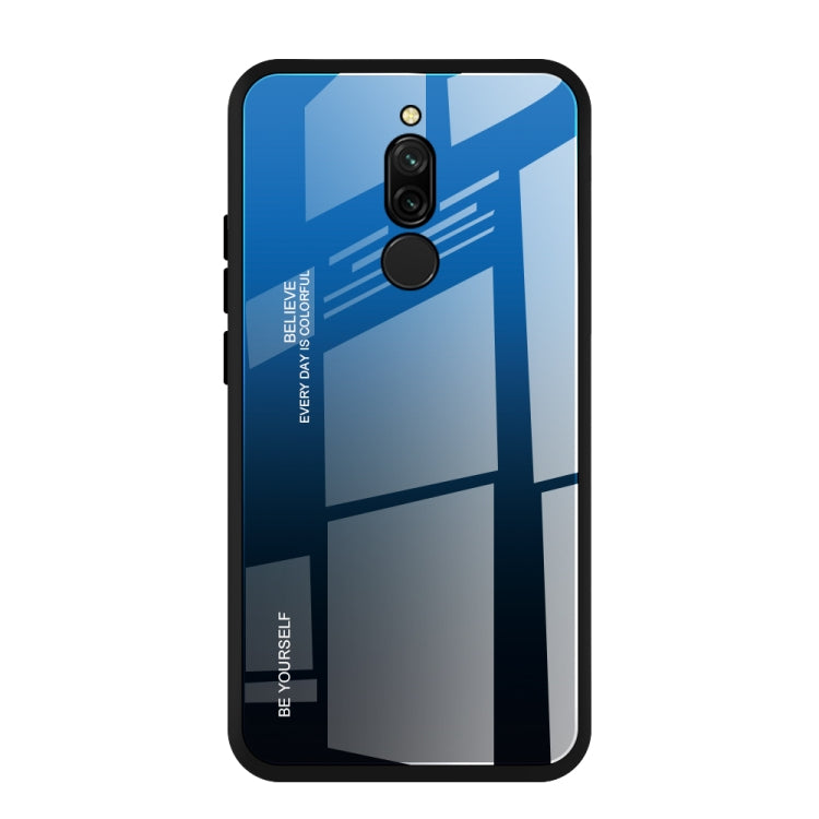 Gradient Color Glass Case, For Xiaomi Redmi 8, For Xiaomi Redmi 8A, For Xiaomi Redmi Note 8T