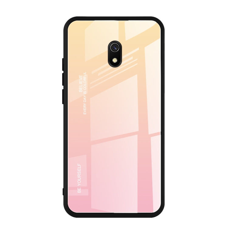 Gradient Color Glass Case, For Xiaomi Redmi 8, For Xiaomi Redmi 8A, For Xiaomi Redmi Note 8T