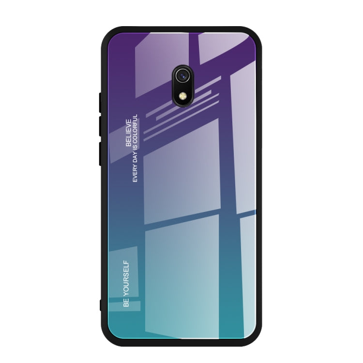 Gradient Color Glass Case, For Xiaomi Redmi 8, For Xiaomi Redmi 8A, For Xiaomi Redmi Note 8T