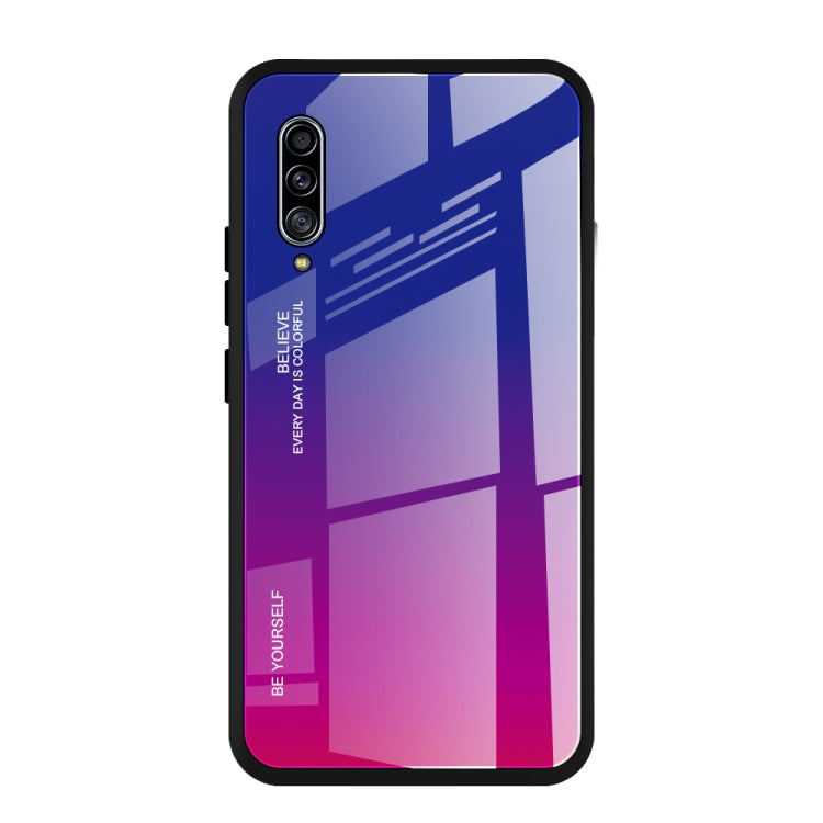 Gradient Color Glass Case, For Huawei Enjoy 10, For Galaxy A90 5G, For Xiaomi Mi CC9 Pro
