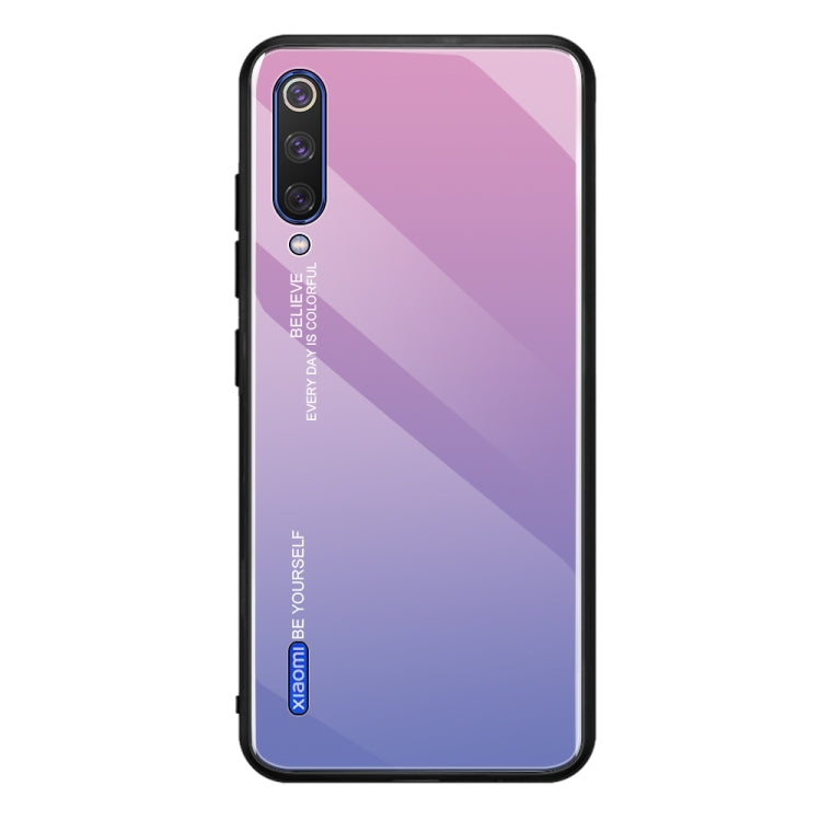 Gradient Color Glass Case, For Galaxy S10 5G, For Xiaomi Mi CC9e, For iPhone SE 2022 / SE 2020 / 8 / 7