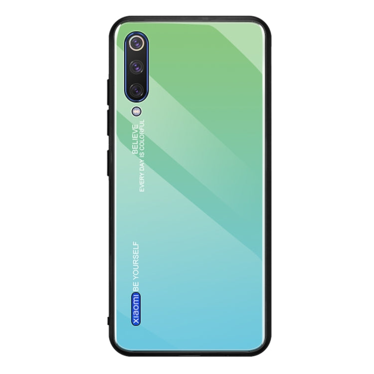 Gradient Color Glass Case, For Galaxy S10 5G, For Xiaomi Mi CC9e, For iPhone SE 2022 / SE 2020 / 8 / 7