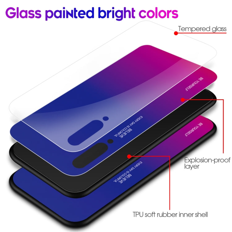 Gradient Color Glass Case