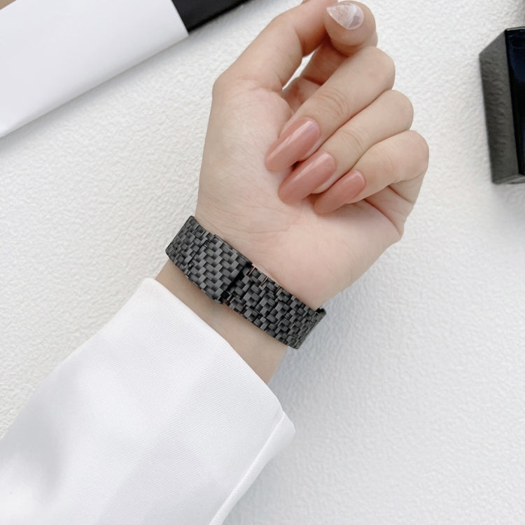 Small Waist Carbon Fiber Strap Watchband For Apple Watch Series, 7 41mm / 6&SE&5&4 40mm / 3&2&1 38mm, 7 45mm / 6&SE&5&4 44mm / 3&2&1 42mm