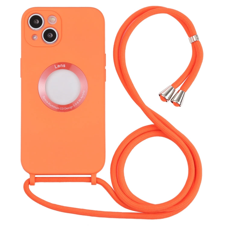 Acrylic Hollow Out Phone Case with Lanyard, For iPhone 13 mini, For iPhone 13