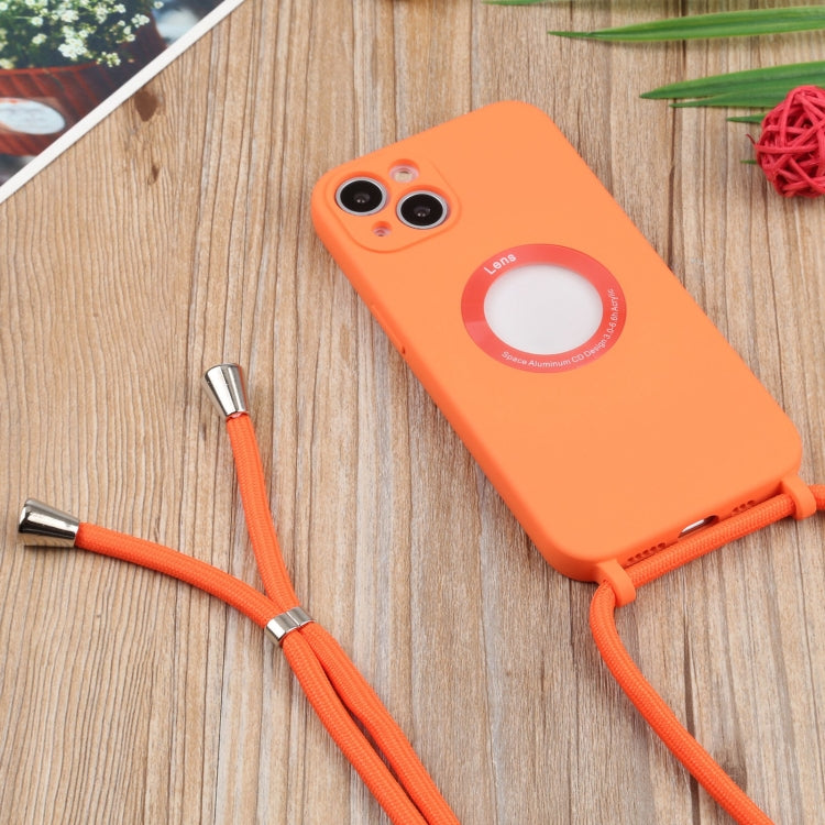 Acrylic Hollow Out Phone Case with Lanyard, For iPhone 13 mini, For iPhone 13