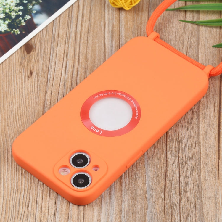 Acrylic Hollow Out Phone Case with Lanyard, For iPhone 13 mini, For iPhone 13