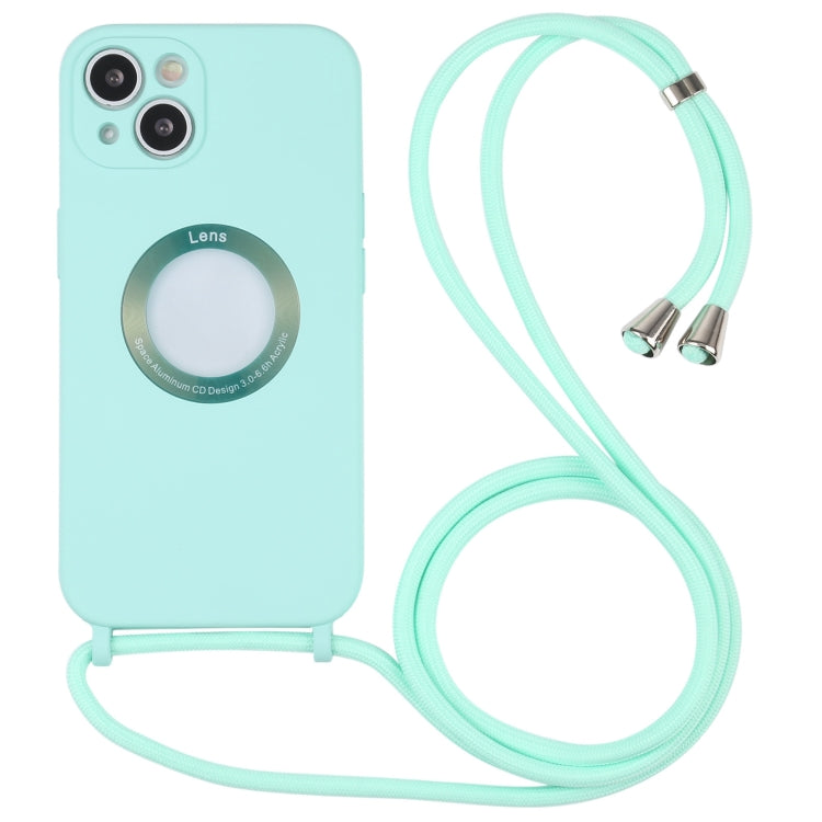 Acrylic Hollow Out Phone Case with Lanyard, For iPhone 13 mini, For iPhone 13