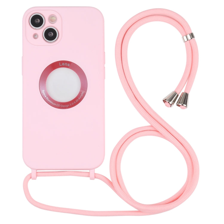 Acrylic Hollow Out Phone Case with Lanyard, For iPhone 13 mini, For iPhone 13