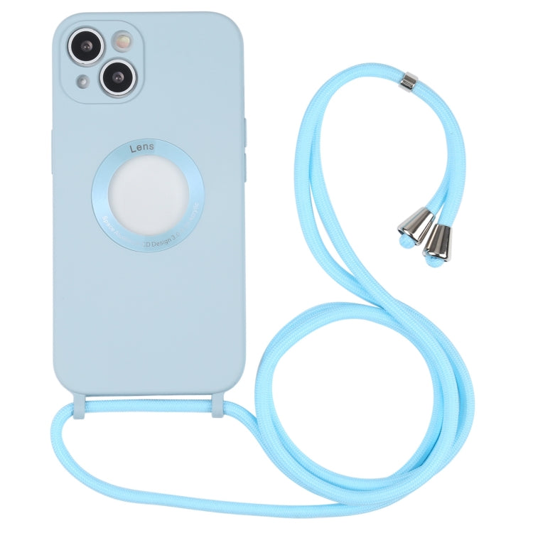 Acrylic Hollow Out Phone Case with Lanyard, For iPhone 13 mini, For iPhone 13
