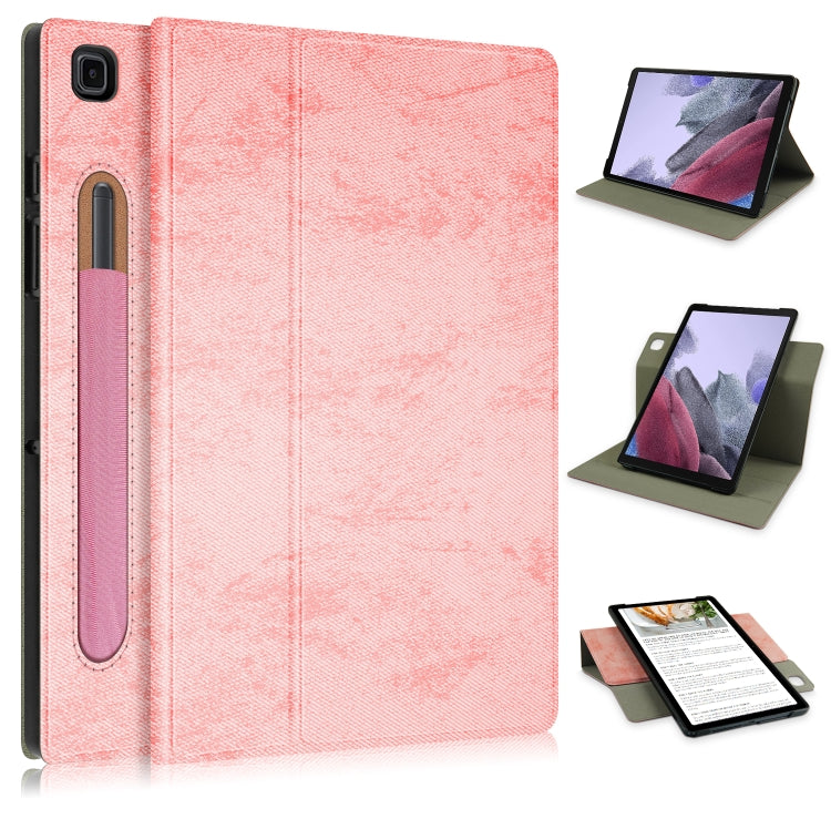 Solid Color 360 Degrees Rotation Tablet Leather Case with Holder