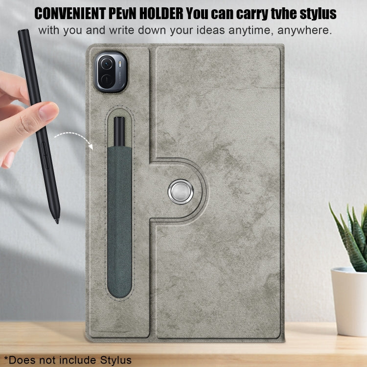 Solid Color 360 Degrees Rotation Tablet Leather Case with Holder, For Xiaomi Mi Pad 5 Pro 11 inch