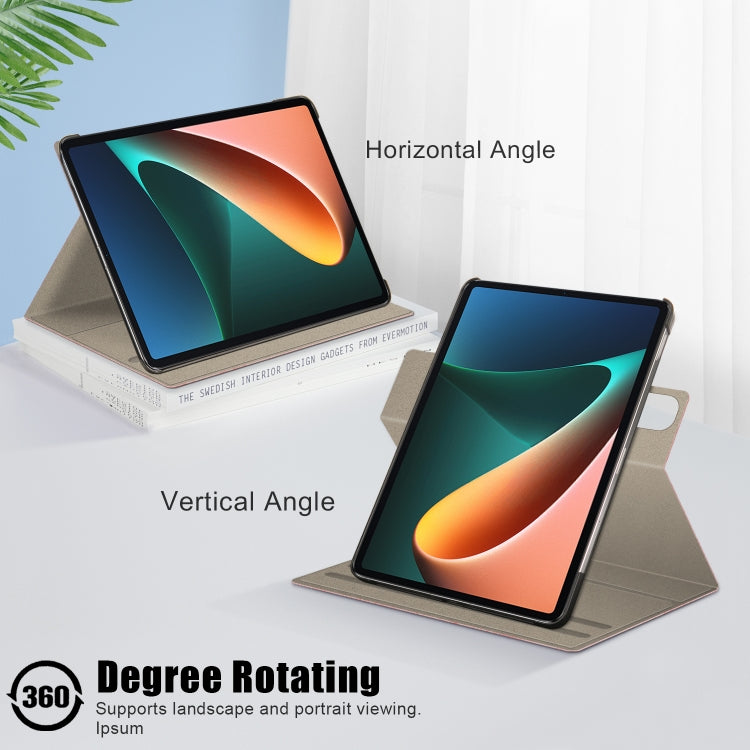 Solid Color 360 Degrees Rotation Tablet Leather Case with Holder, For Xiaomi Mi Pad 5 Pro 11 inch