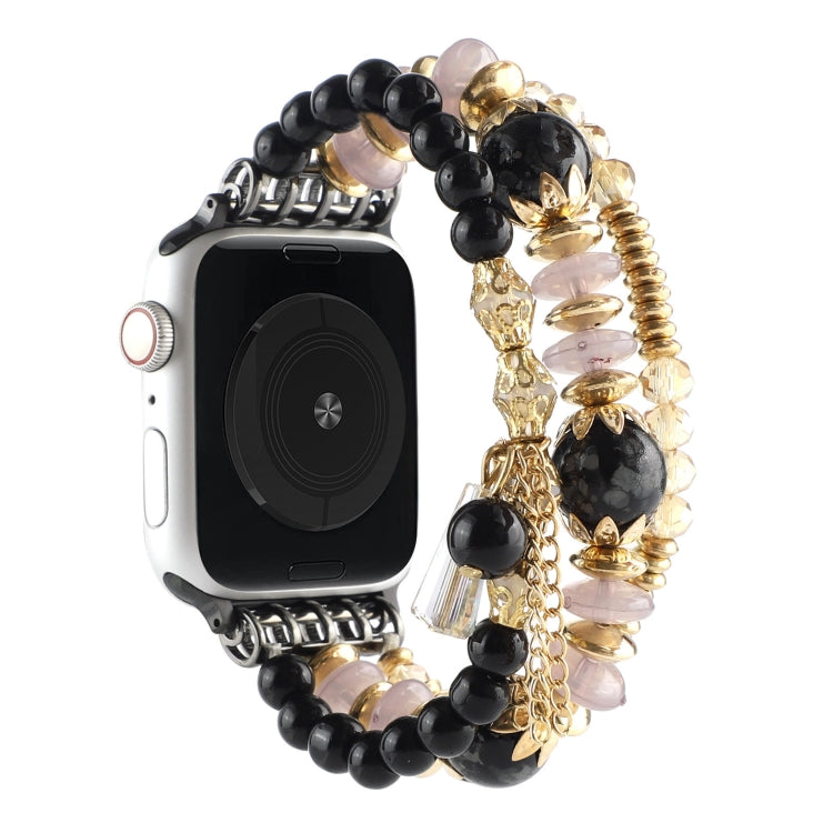 Pearl Strap Watchband For Apple Watch Series, 7 41mm / 6&SE&5&4 40mm / 3&2&1 38mm, 7 45mm / 6&SE&5&4 44mm / 3&2&1 42mm