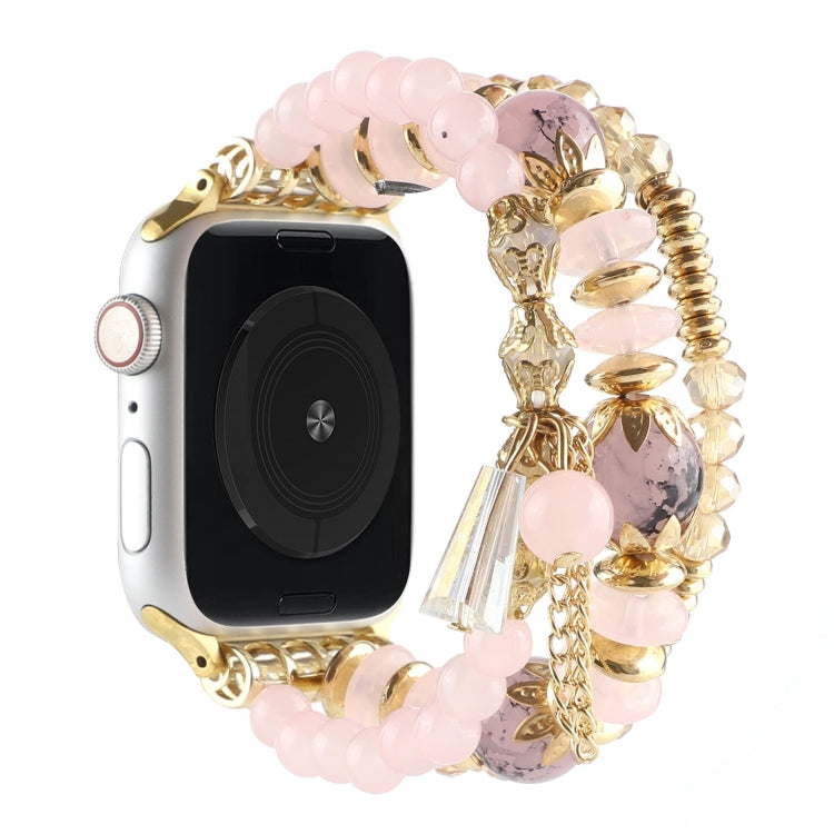 Pearl Strap Watchband For Apple Watch Series, 7 41mm / 6&SE&5&4 40mm / 3&2&1 38mm, 7 45mm / 6&SE&5&4 44mm / 3&2&1 42mm