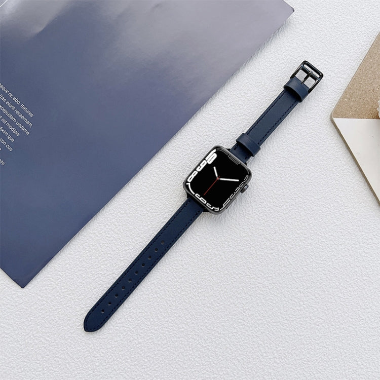 Leather Watchband For Apple Watch Series, 7 41mm / 6&SE&5&4 40mm / 3&2&1 38mm, 7 45mm / 6&SE&5&4 44mm / 3&2&1 42mm