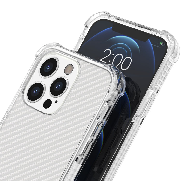 Carbon Fiber Texture Four-corner Shockproof Phone Case, For iPhone 13 Pro Max, For iPhone 13 Pro, For iPhone 13, For iPhone 13 mini