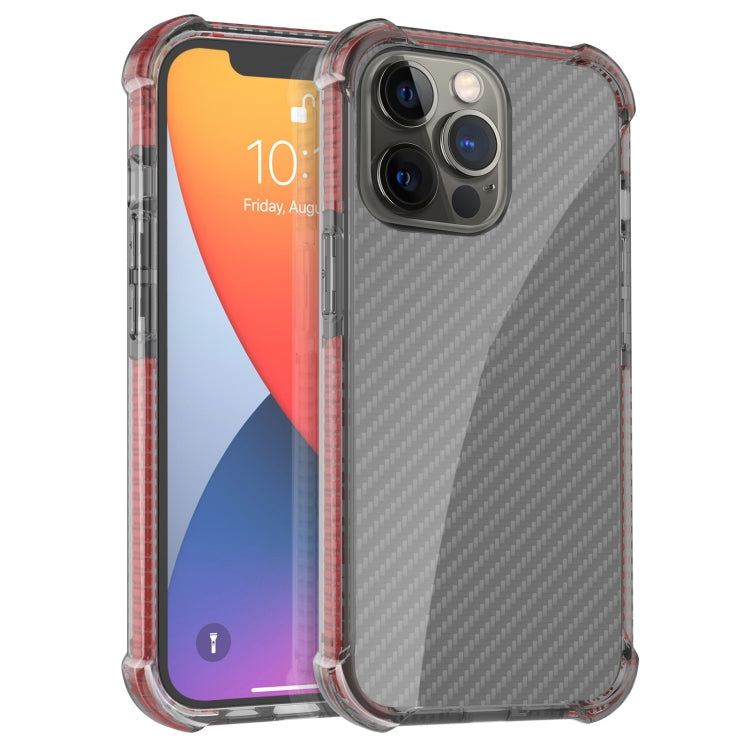 Carbon Fiber Texture Four-corner Shockproof Phone Case, For iPhone 13 Pro Max, For iPhone 13 Pro, For iPhone 13, For iPhone 13 mini